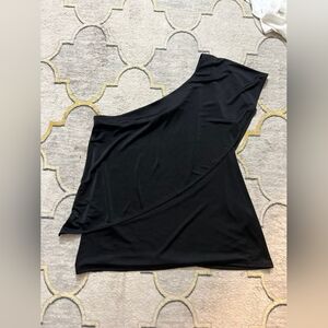 Black one shoulder top from White House black market size large